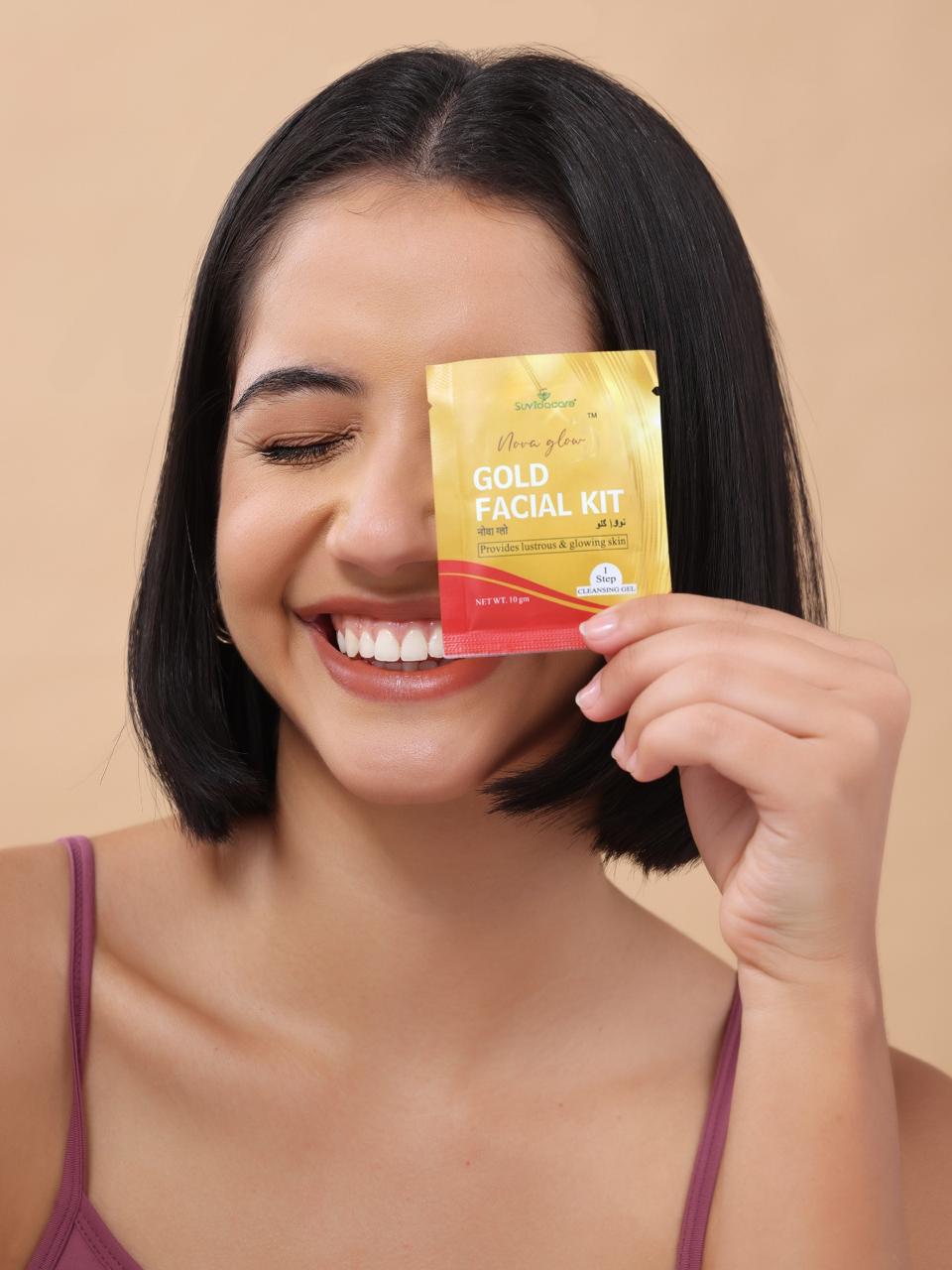 Nova Glow Gold Facial Kit